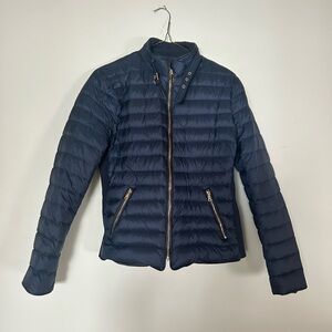 Navy Quilted Women's Jacket